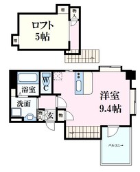 フルール観音の物件間取画像